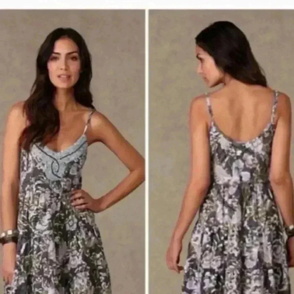 Free People Western Royalty Beaded Sun Dress - Picture 2 of 7